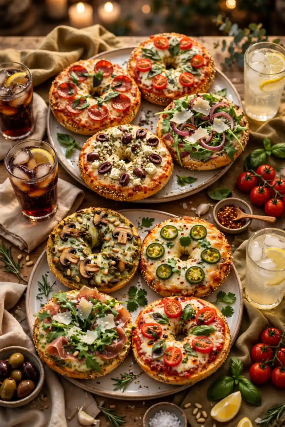 Pizza bagels