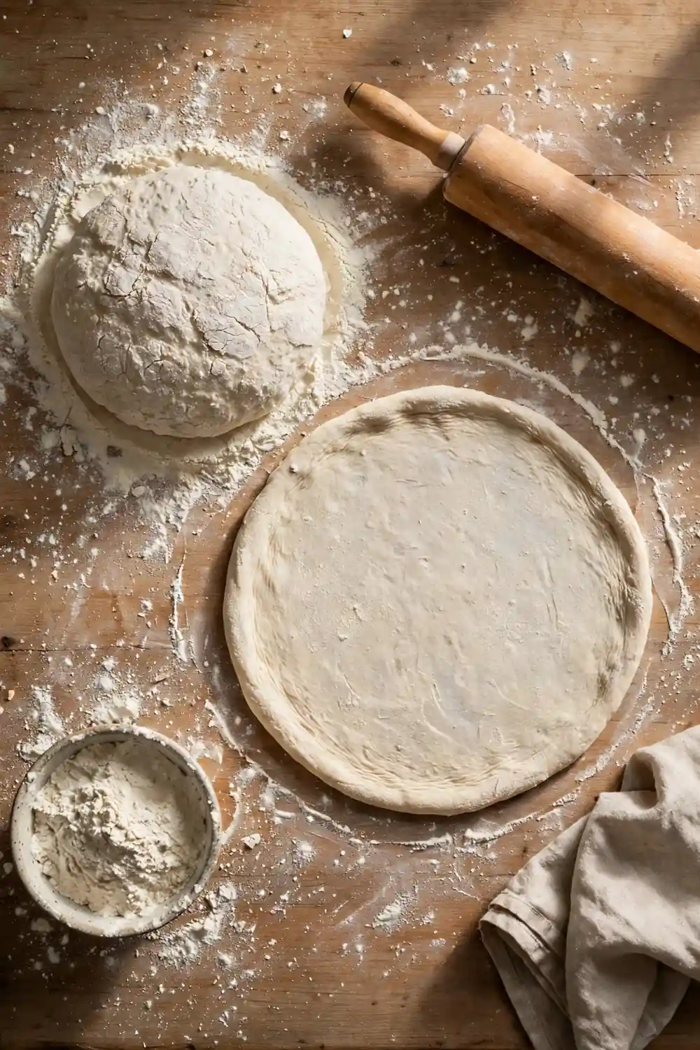 Quick fixes for stiff pizza dough
