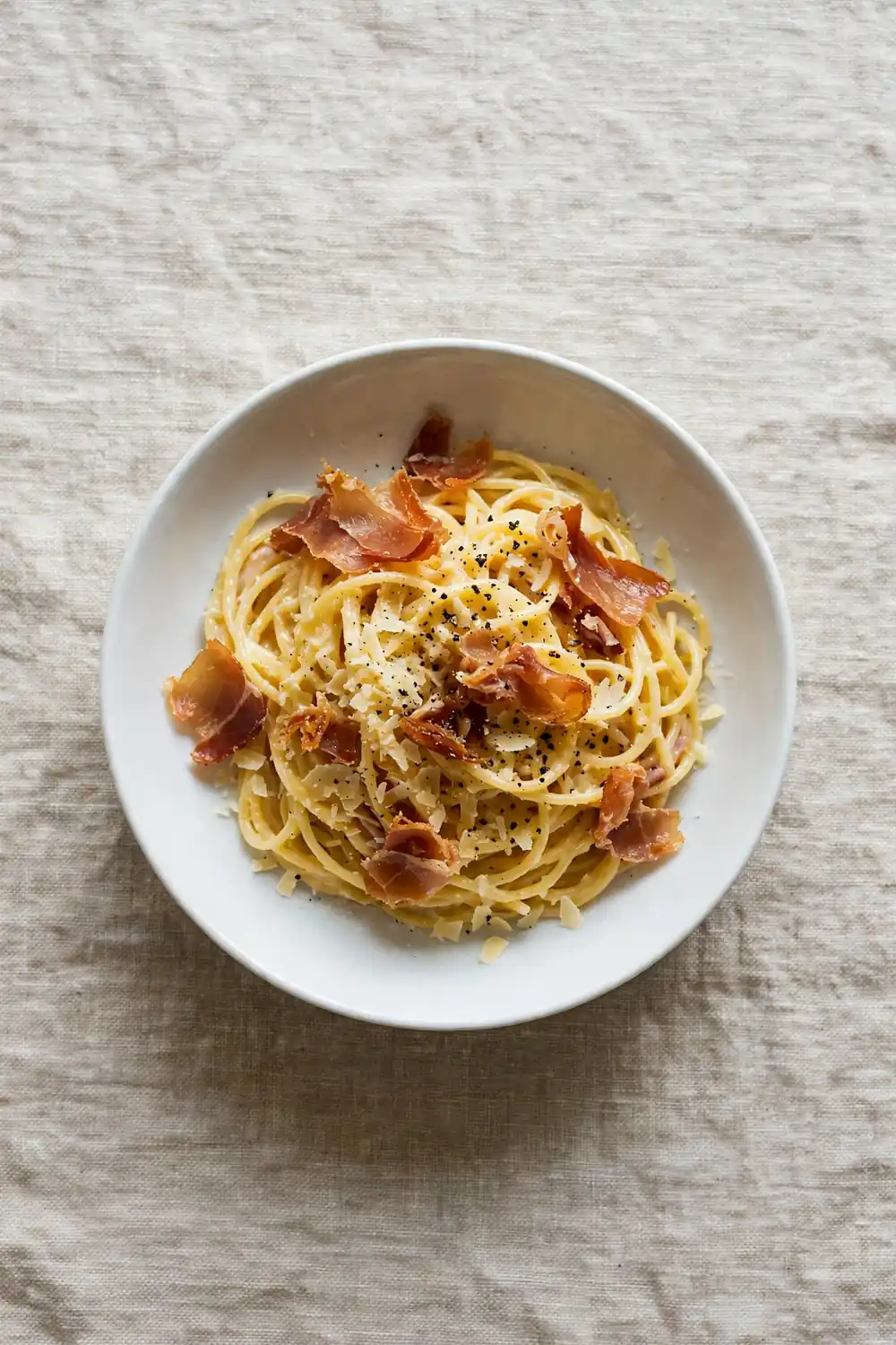 Crispy Prosciutto Carbonara