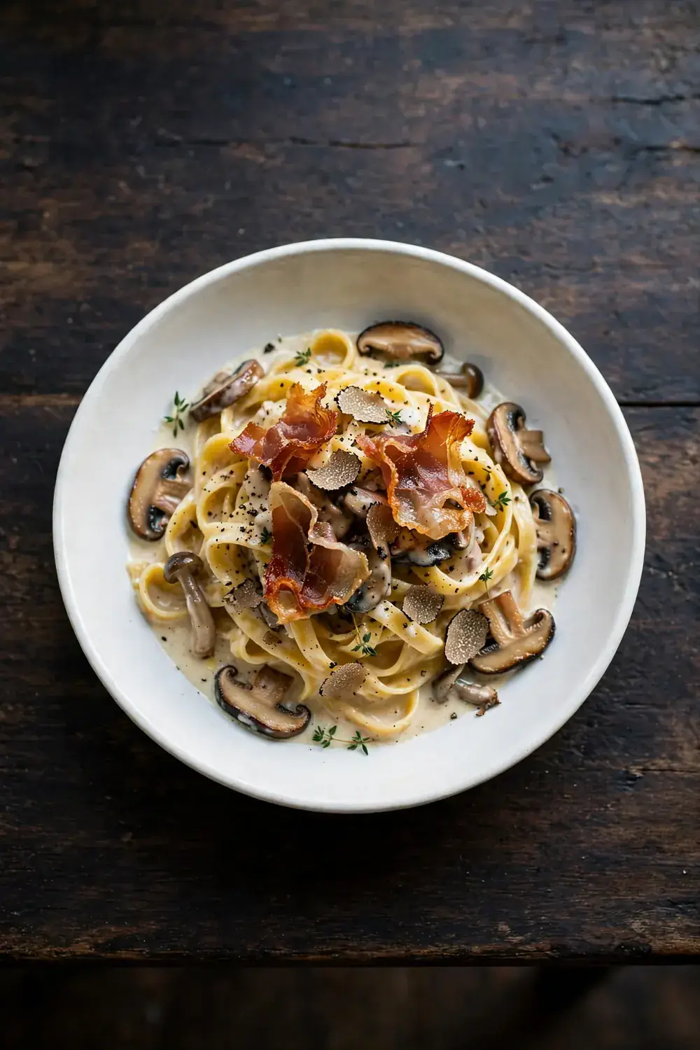 Mushroom Truffle Tagliatelle