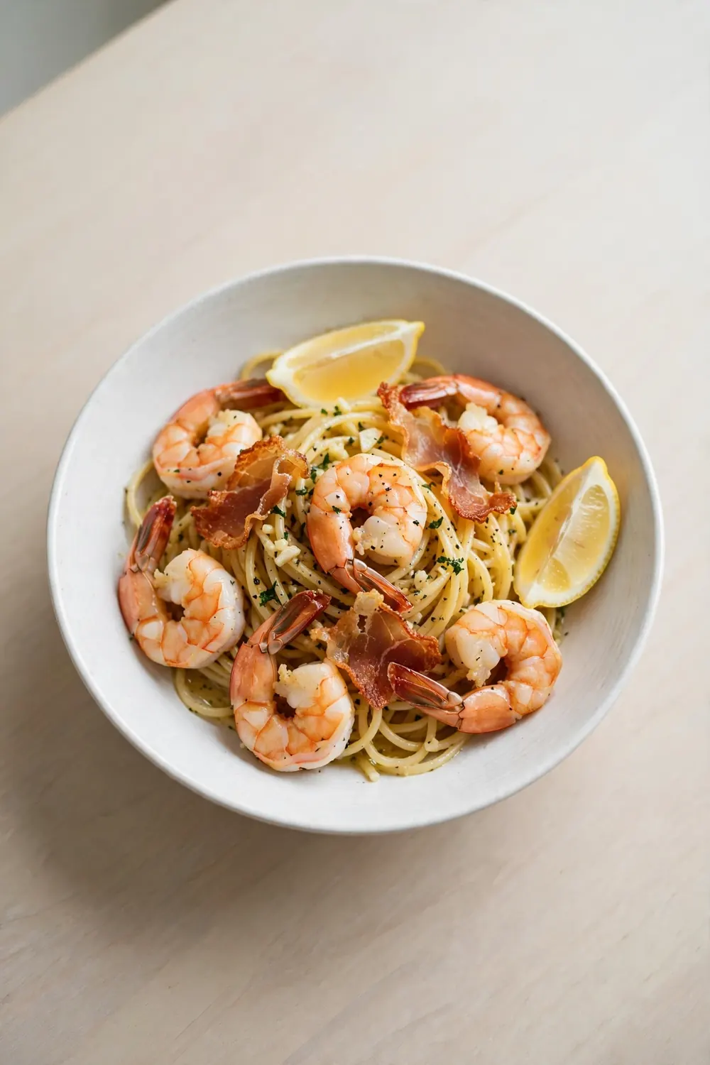 Garlic Butter Shrimp Twirls