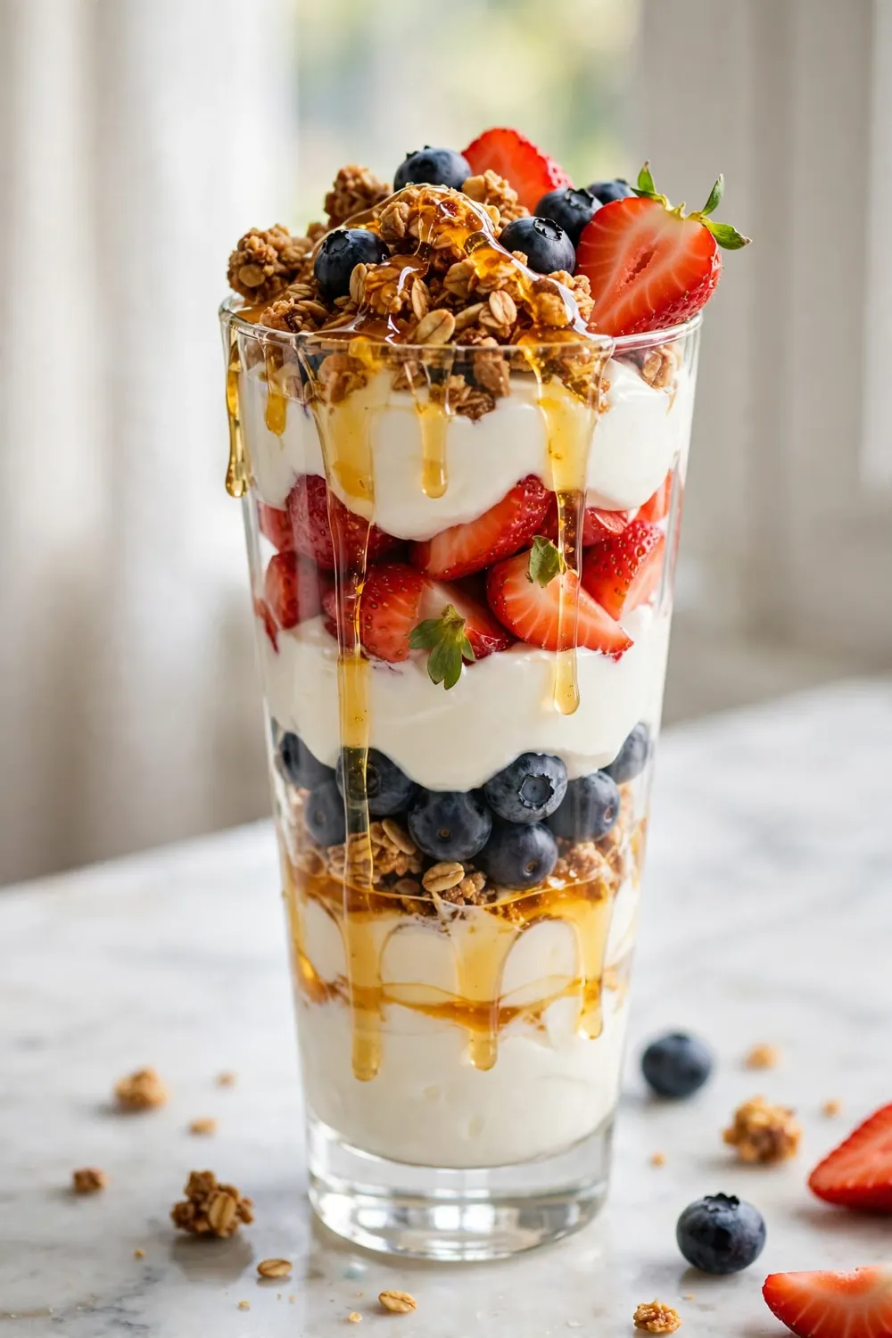 protein breakfasts: Greek Yogurt Parfait