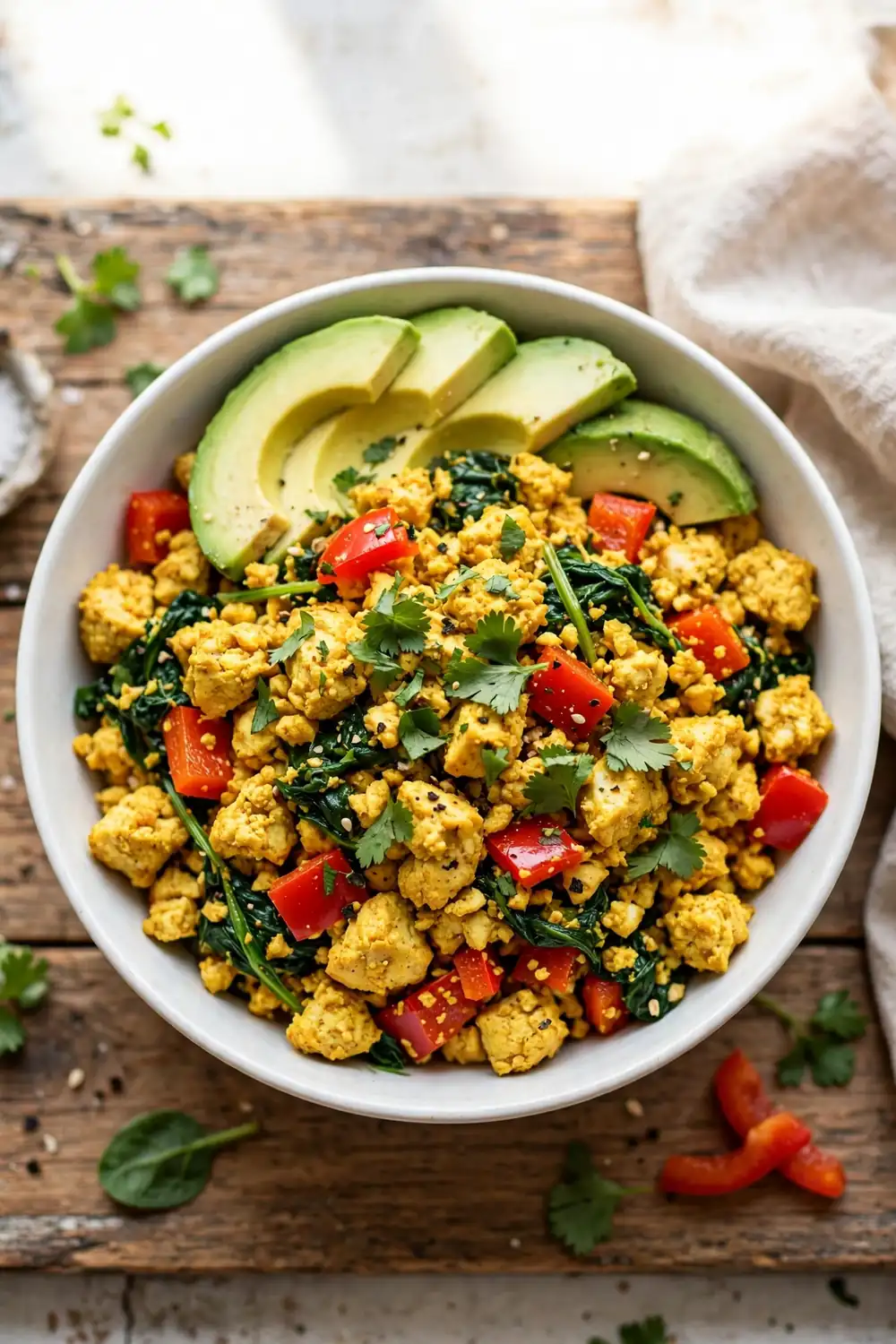 protein breakfasts: Savory Tofu Scramble