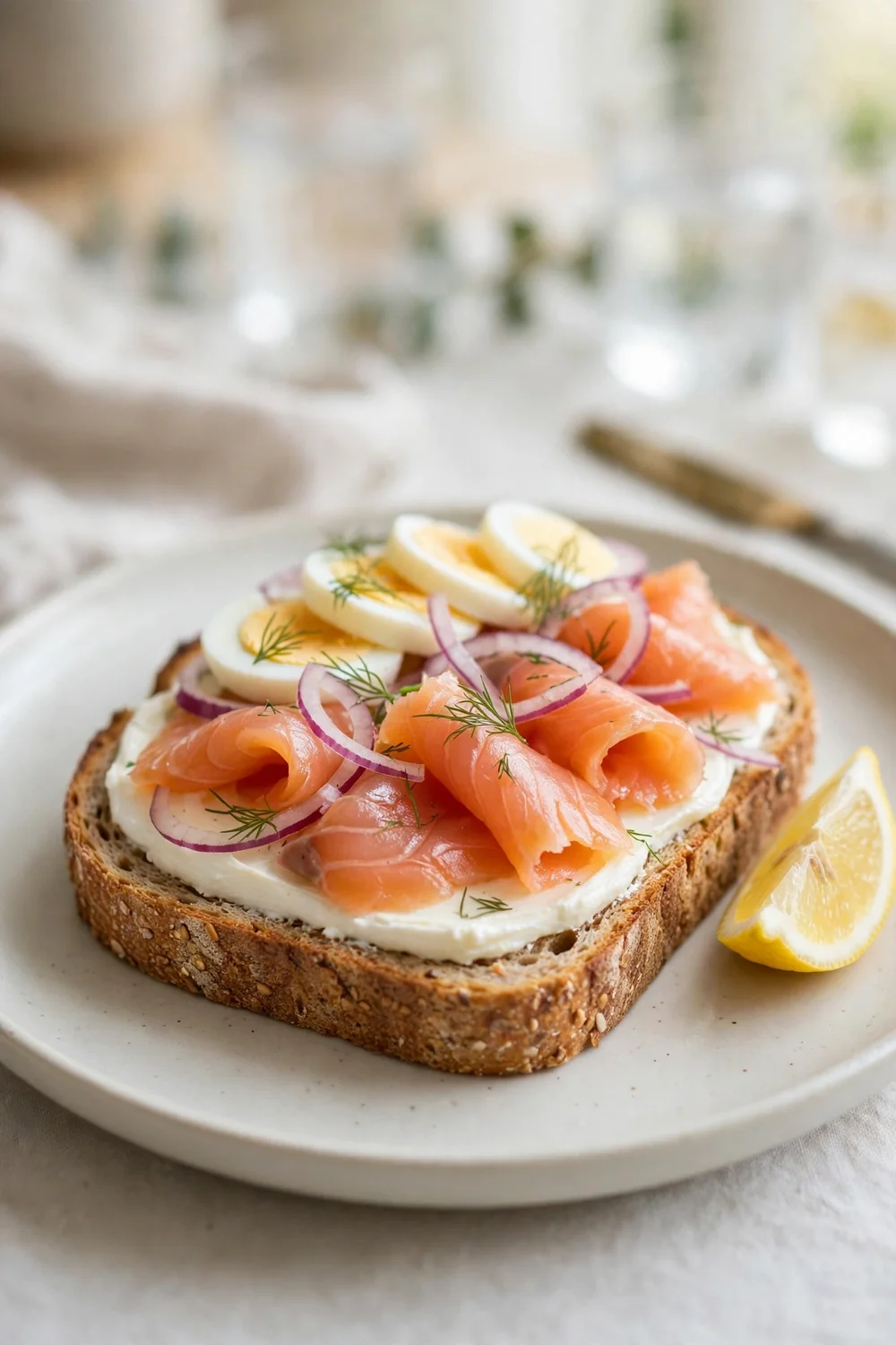 protein breakfasts: Smoked Salmon Toast