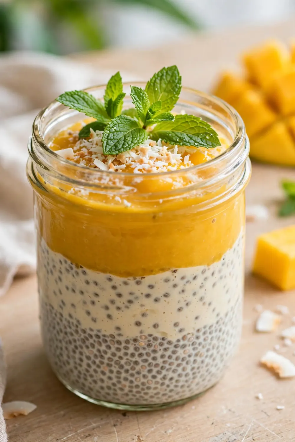 protein breakfasts: Chia Seed Pudding