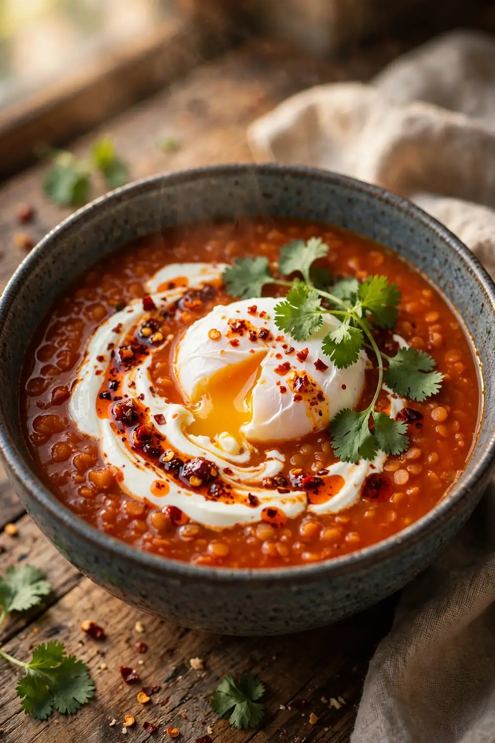 protein breakfasts: Lentil Breakfast Soup