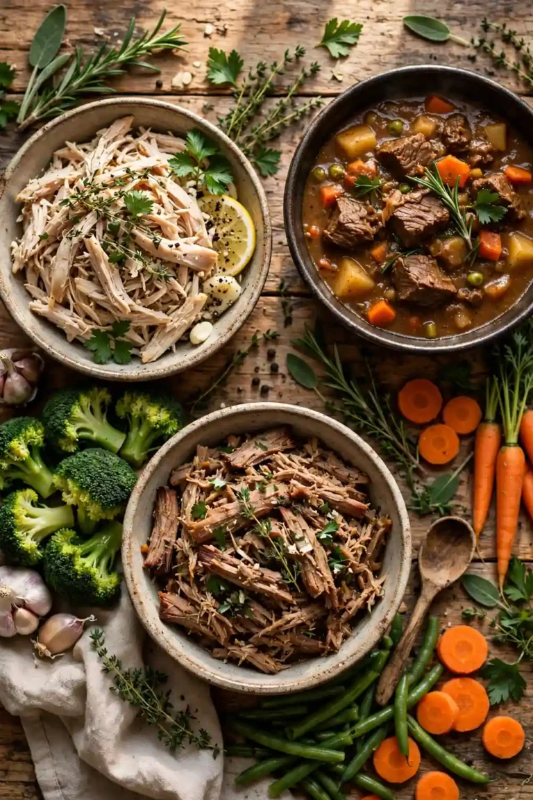 22 High Protein Crockpot Meals for Effortless Cozy Dinners