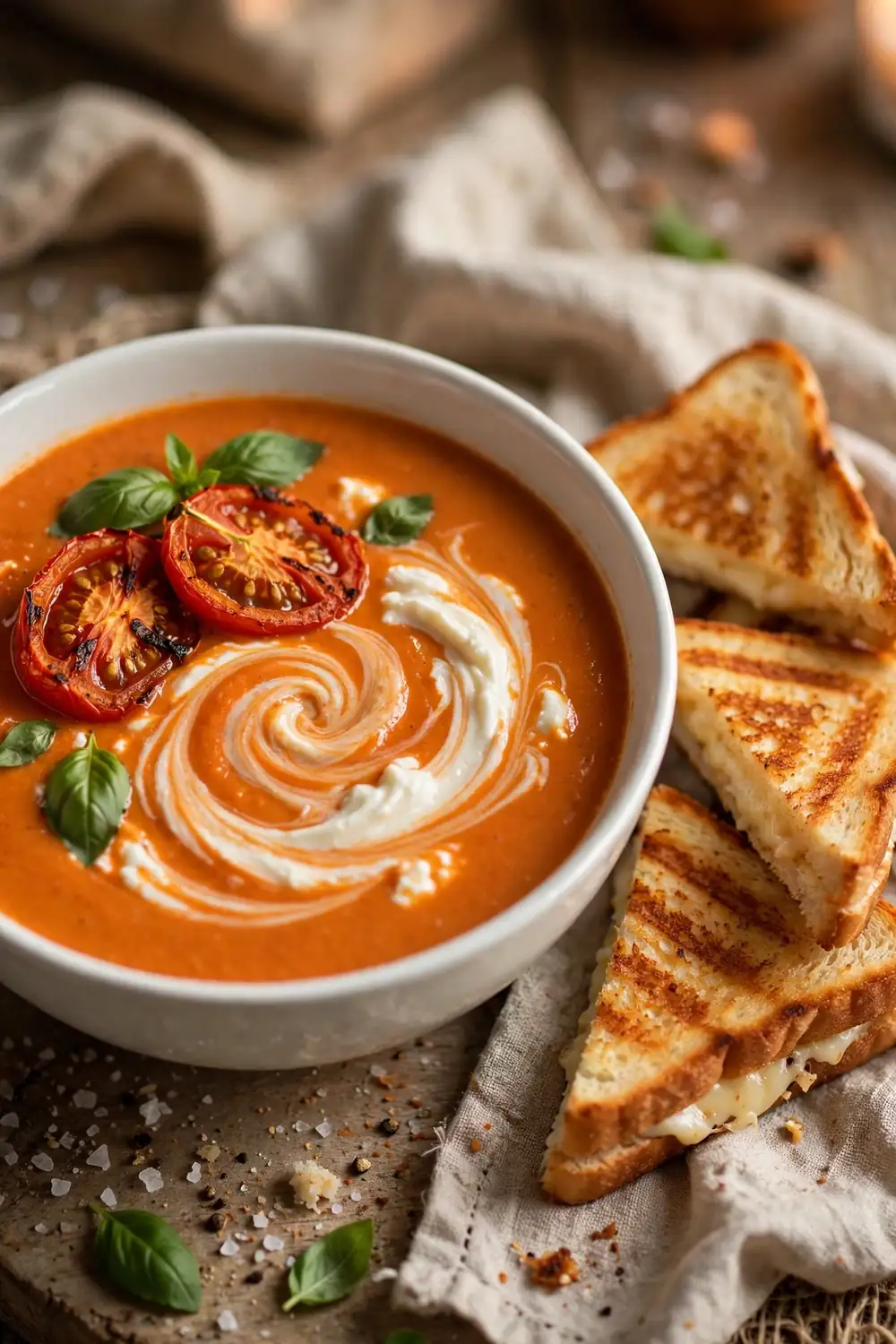 protein soups with creamy cottage cheese tomato soup