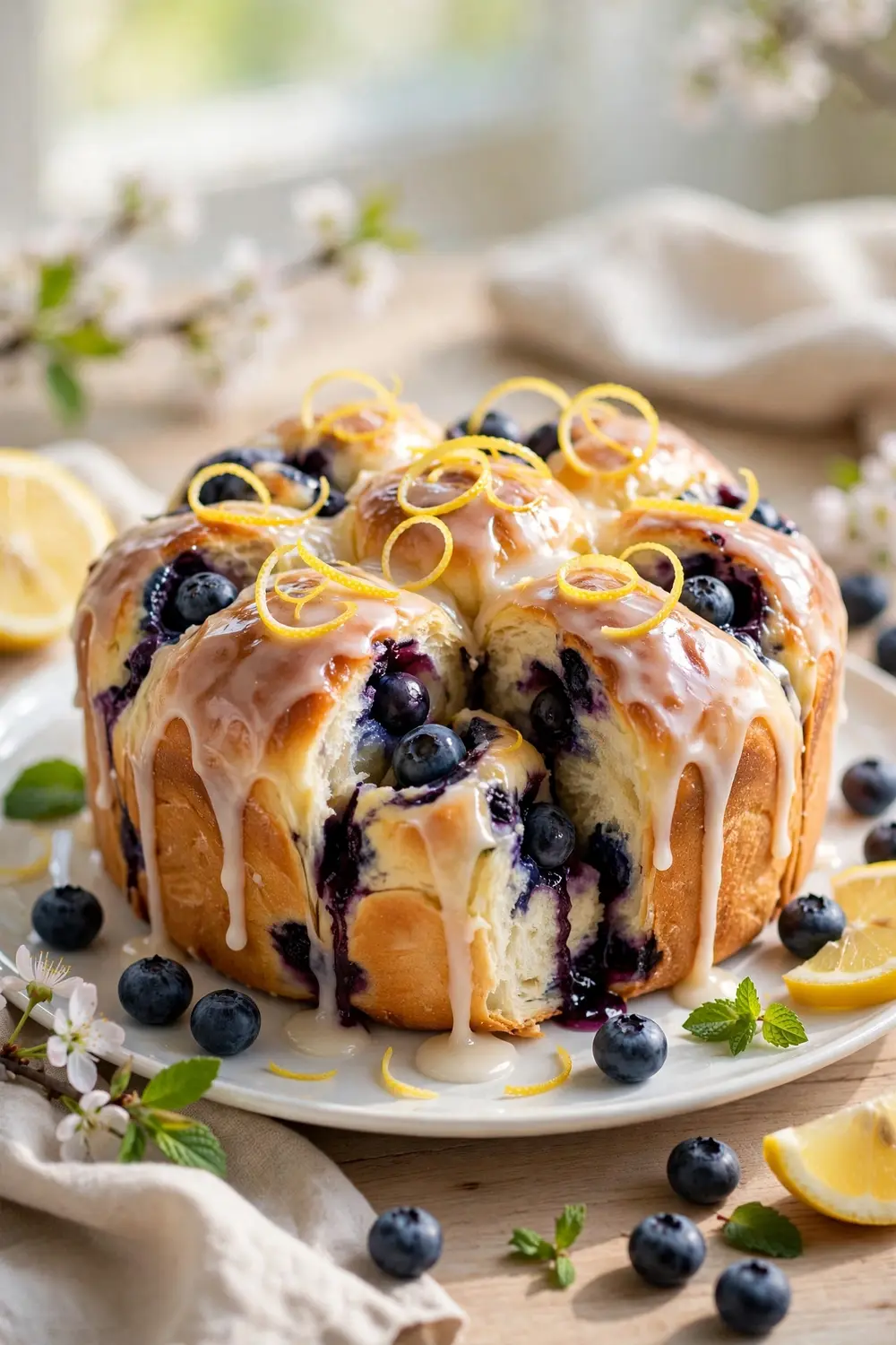 Lemon Glazed Blueberry