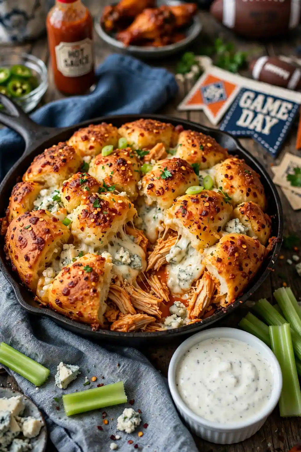 Buffalo Chicken Pull