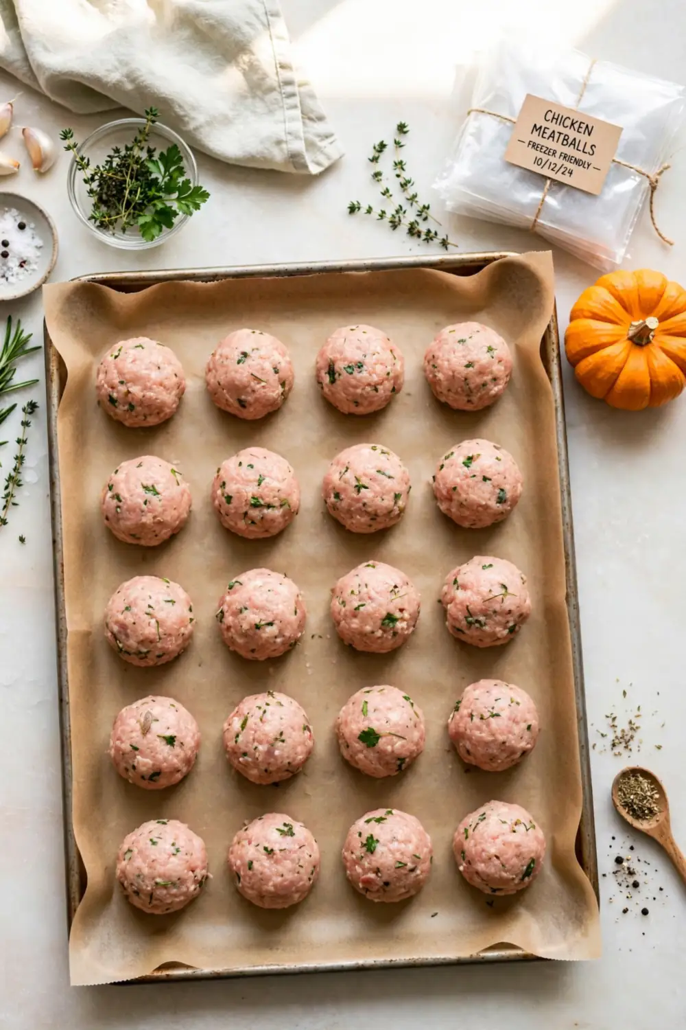 pumpkin chicken meatballs 21