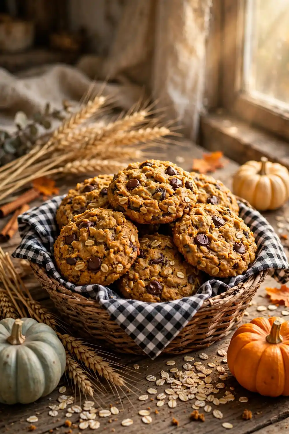 Pumpkin chocolate chip cookies