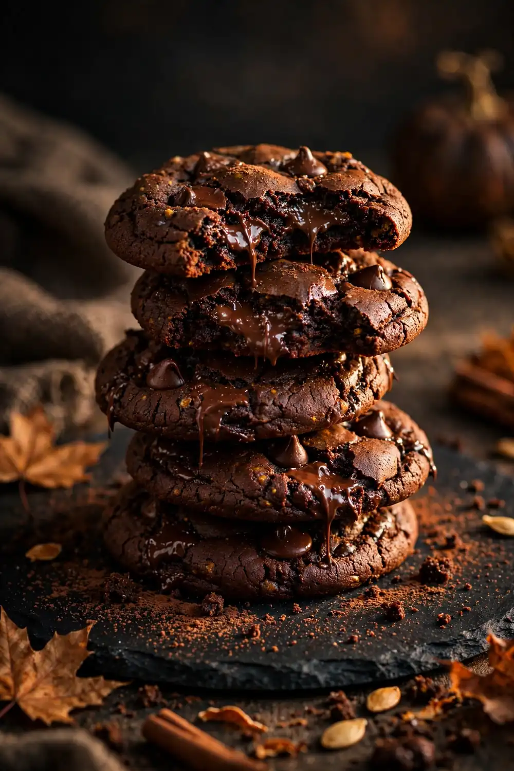 Pumpkin chocolate chip cookies