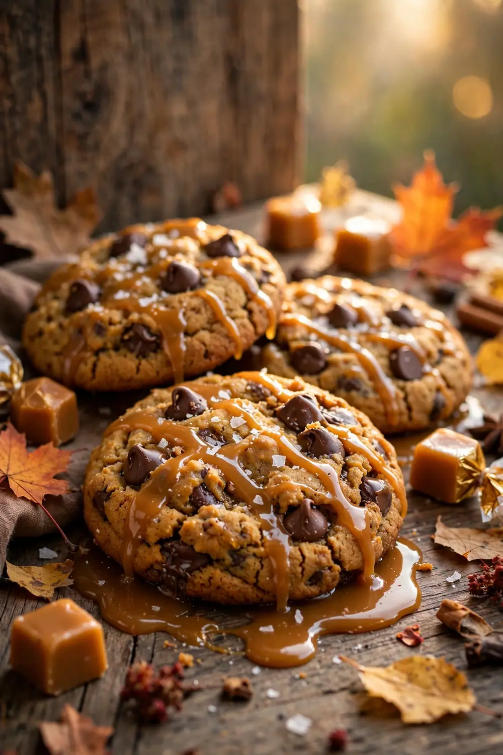 Pumpkin chocolate chip cookies