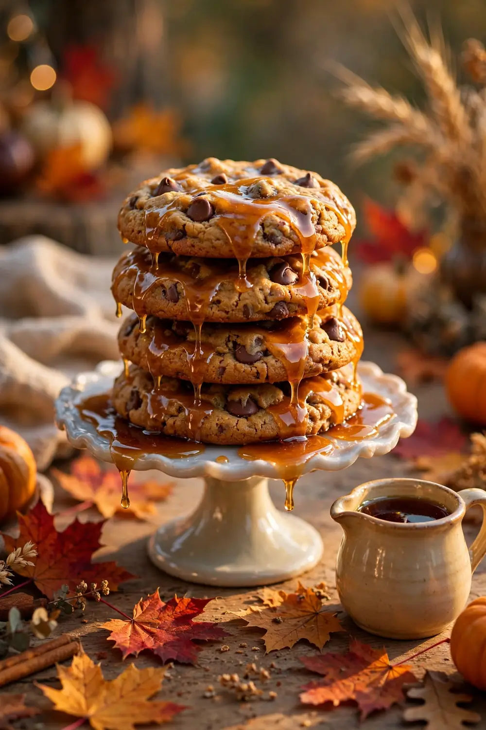 Pumpkin chocolate chip cookies