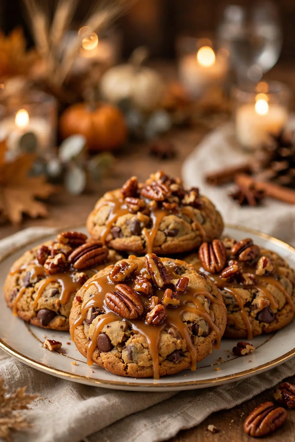 Pumpkin chocolate chip cookies