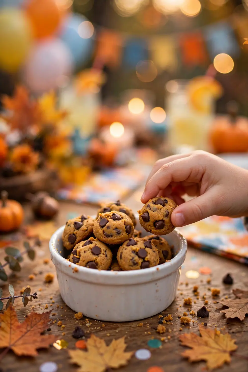 Pumpkin chocolate chip cookies