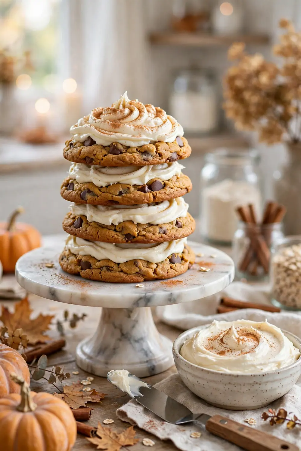 Pumpkin chocolate chip cookies