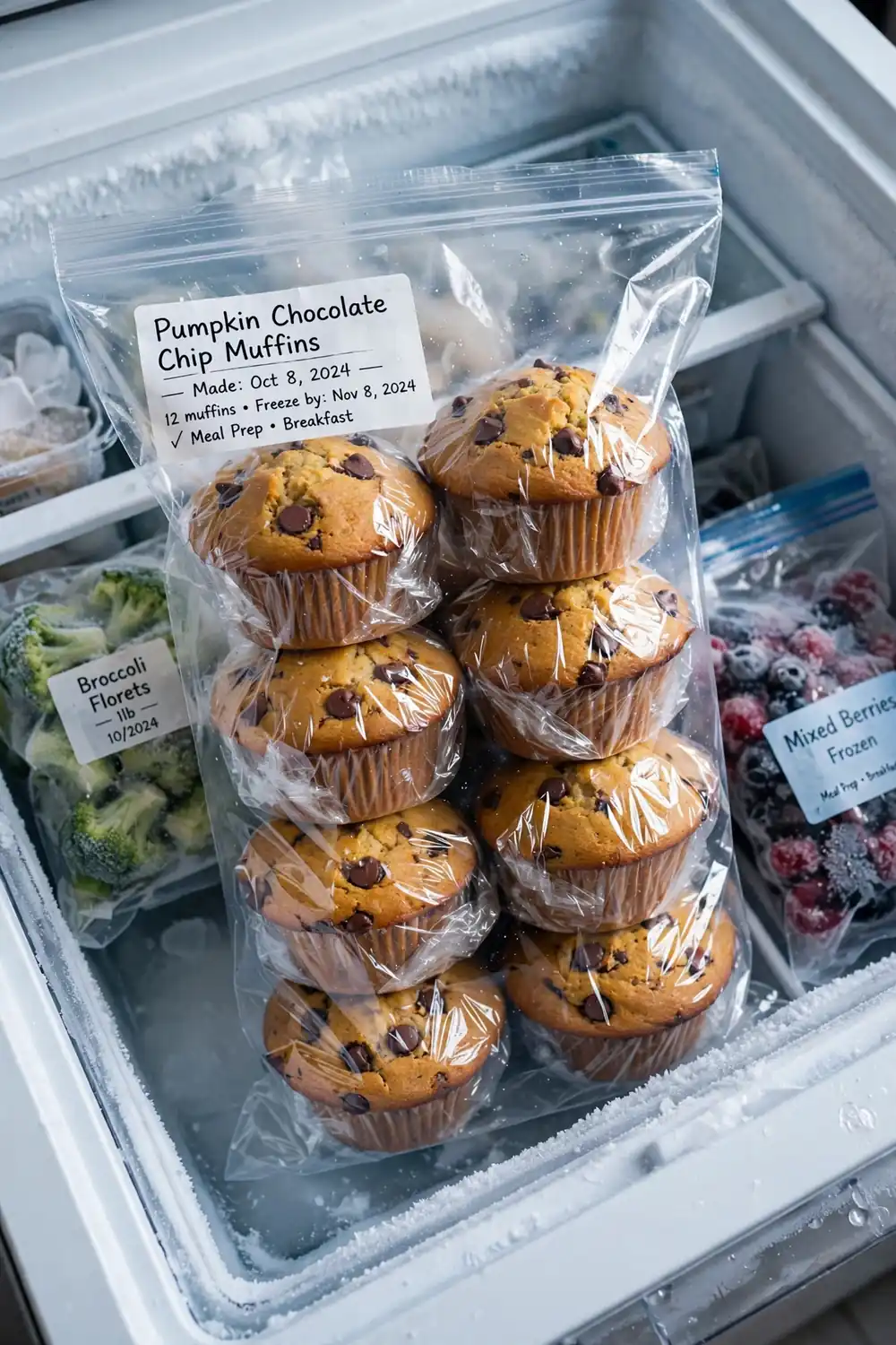 Pumpkin chocolate chip muffins