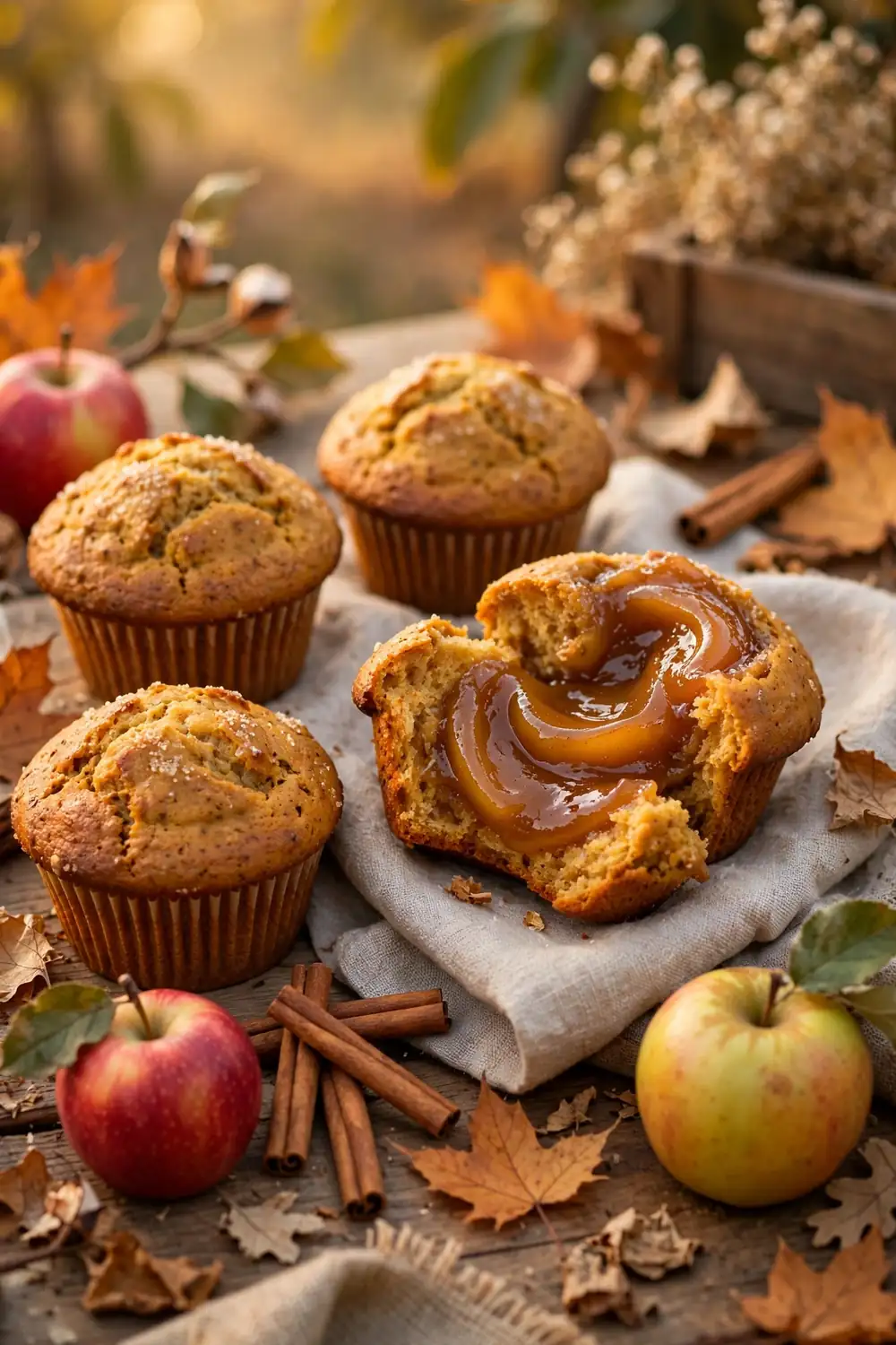 Pumpkin chocolate chip muffins