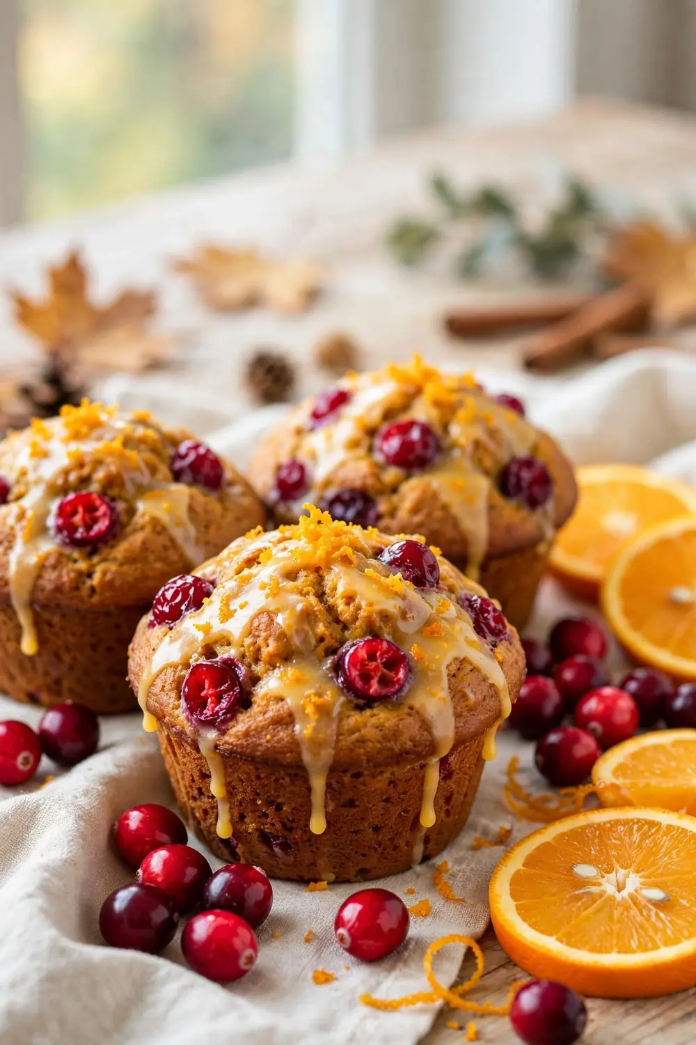 Pumpkin chocolate chip muffins