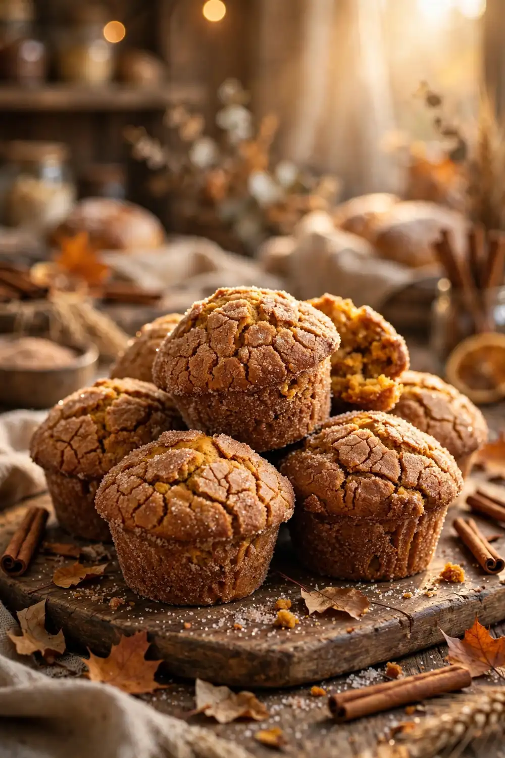 Pumpkin chocolate chip muffins