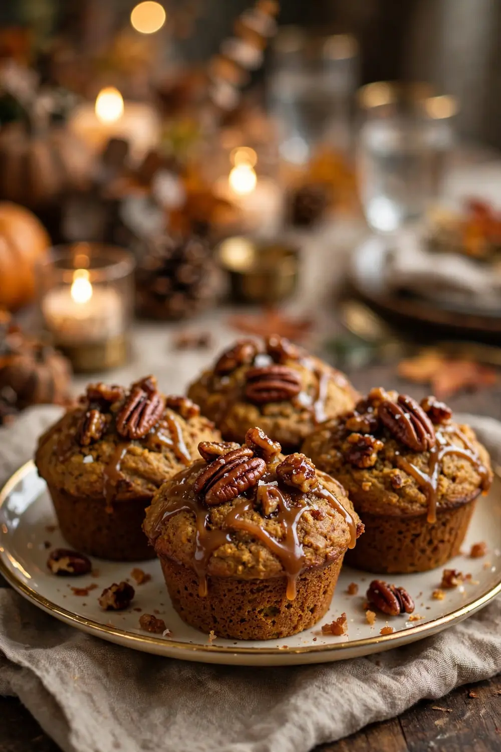 Pumpkin chocolate chip muffins