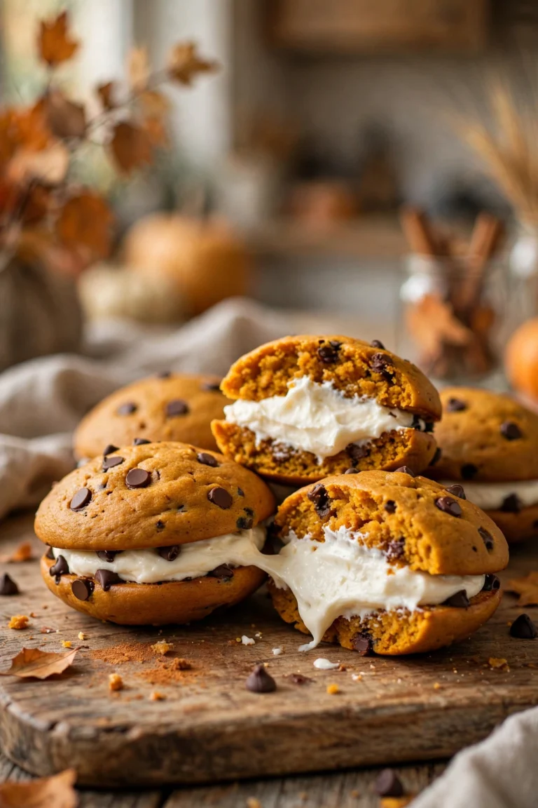 25 Pumpkin Chocolate Chip Whoopie Pies Ideas for Fall Treats
