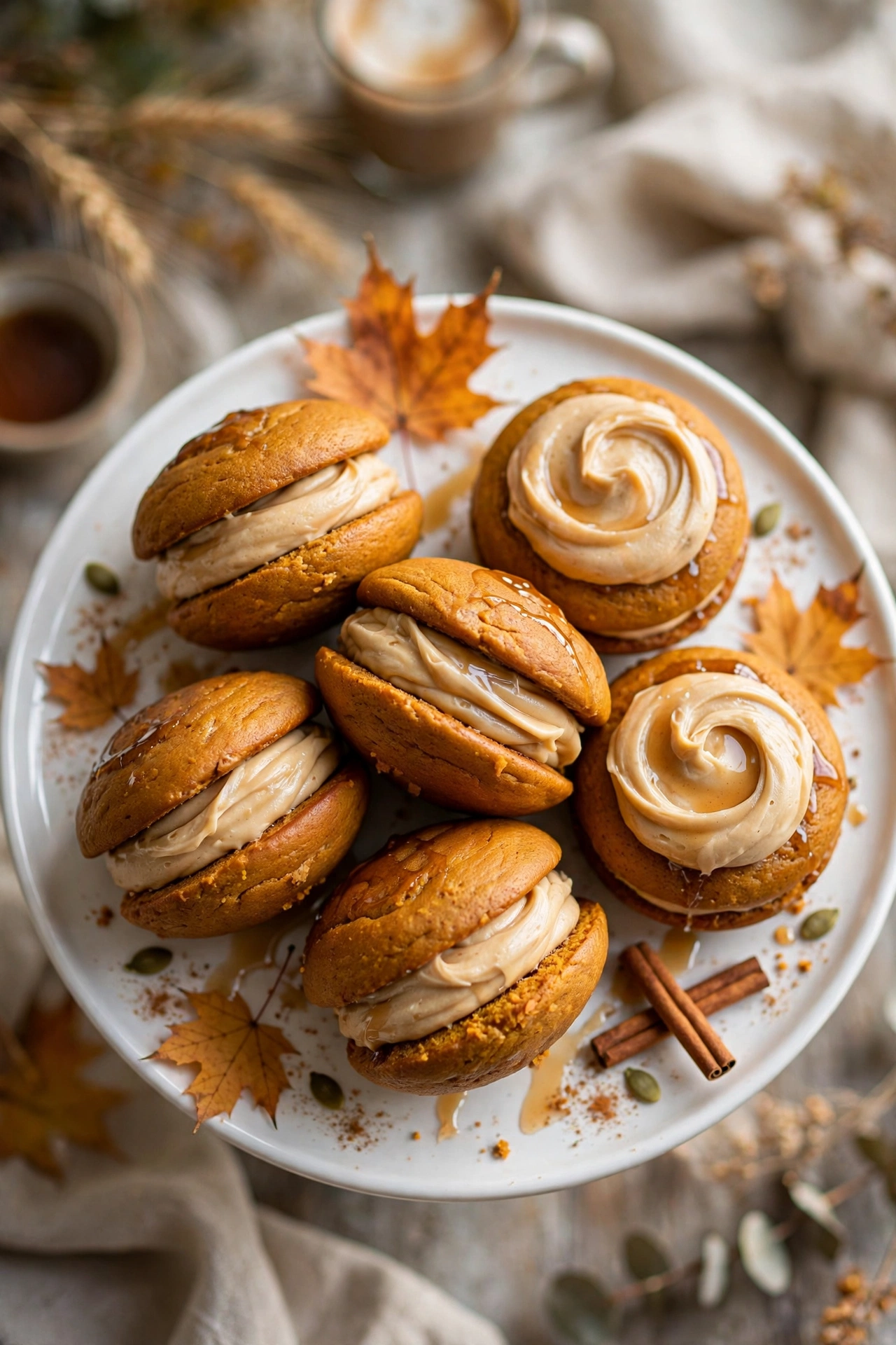pumpkin chocolate chip whoopie pies idea 03