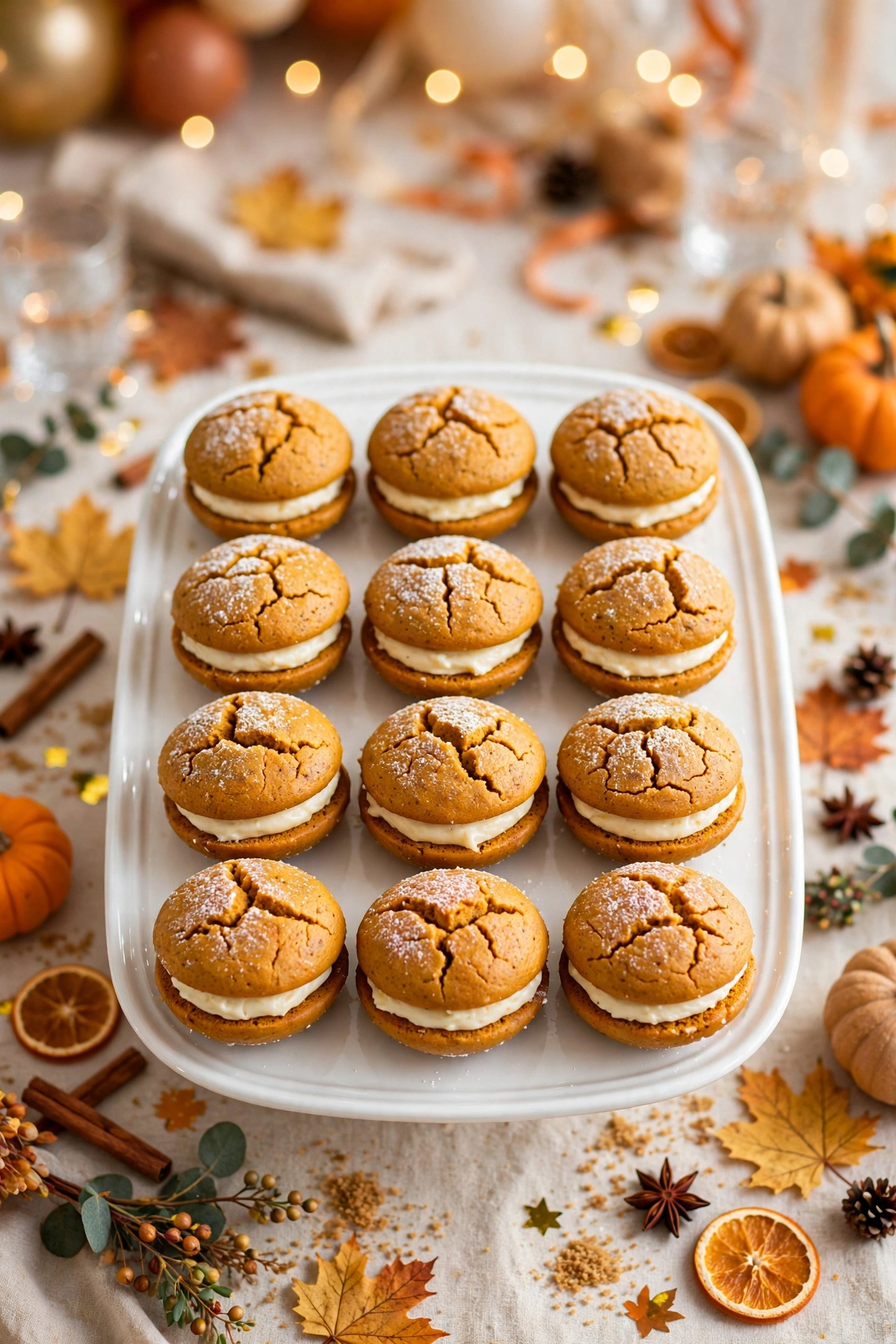 pumpkin chocolate chip whoopie pies idea 06