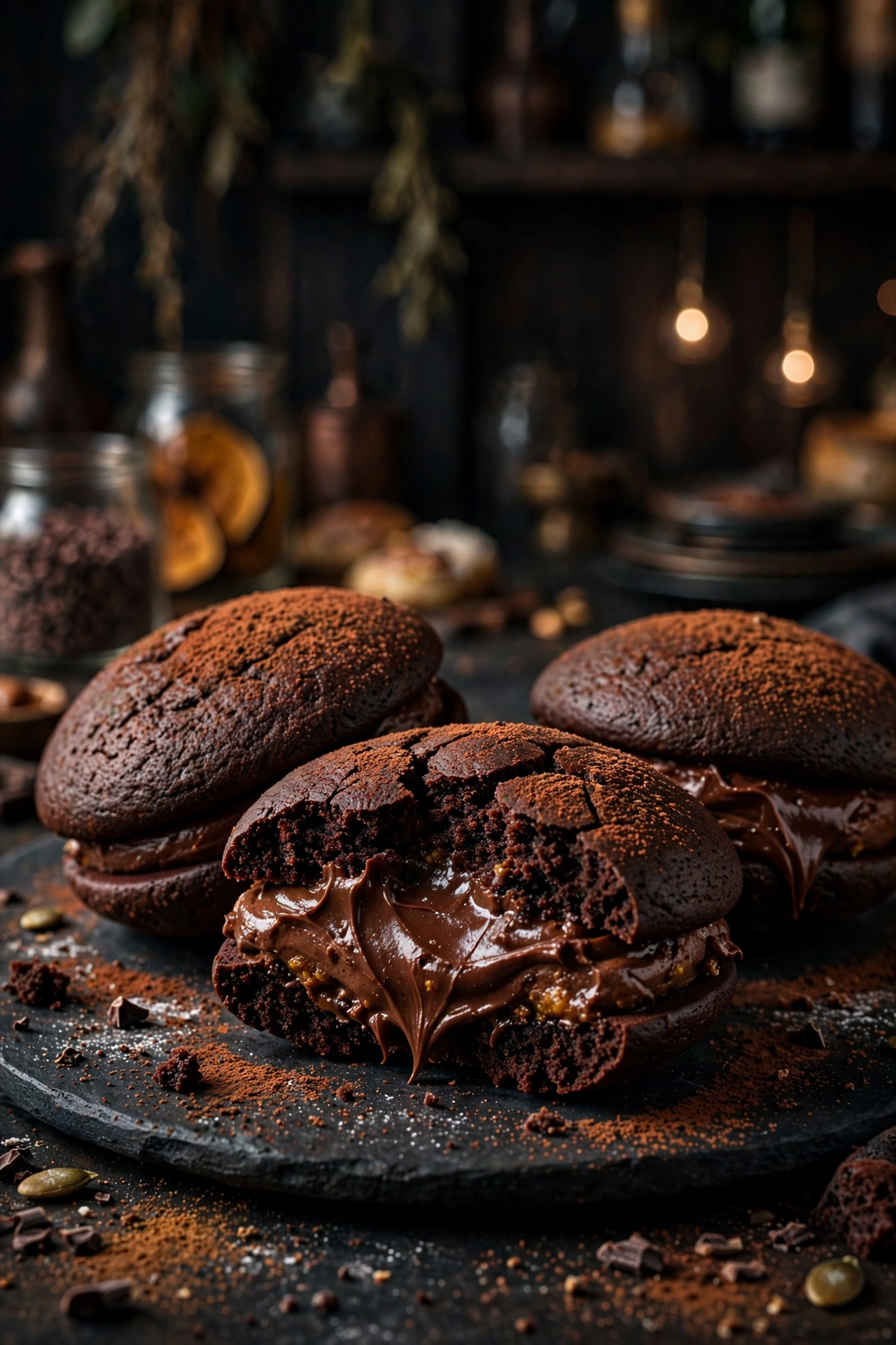 pumpkin chocolate chip whoopie pies idea 10