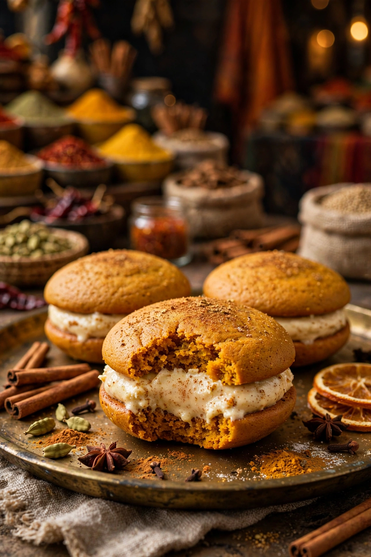 pumpkin chocolate chip whoopie pies idea 12