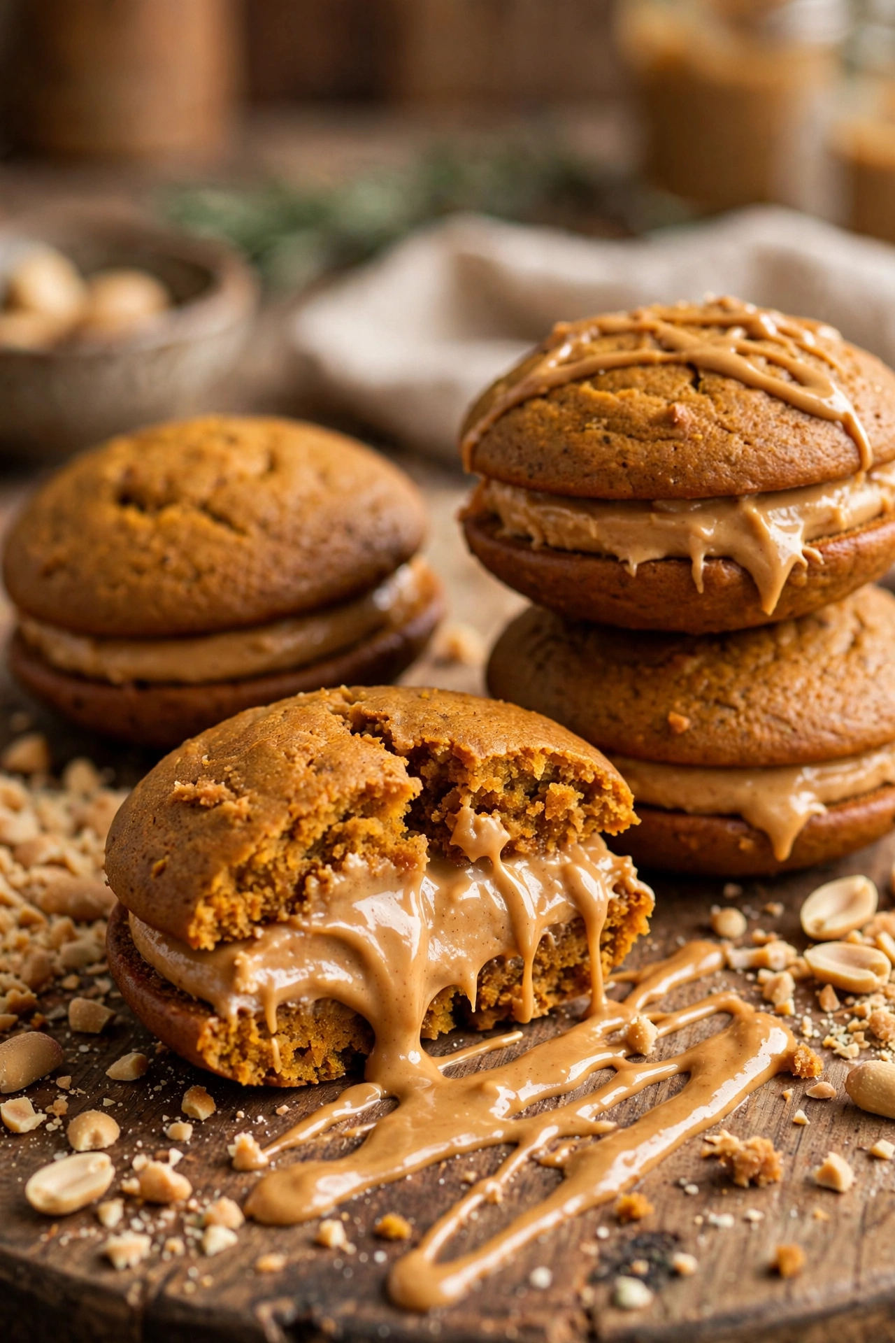 pumpkin chocolate chip whoopie pies idea 13