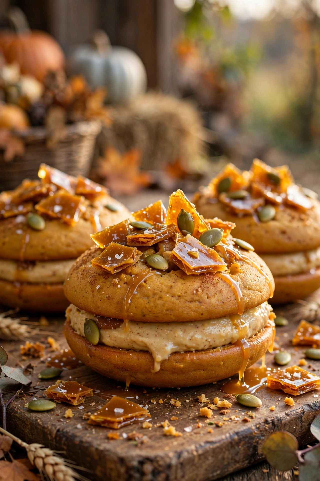 pumpkin chocolate chip whoopie pies idea 17