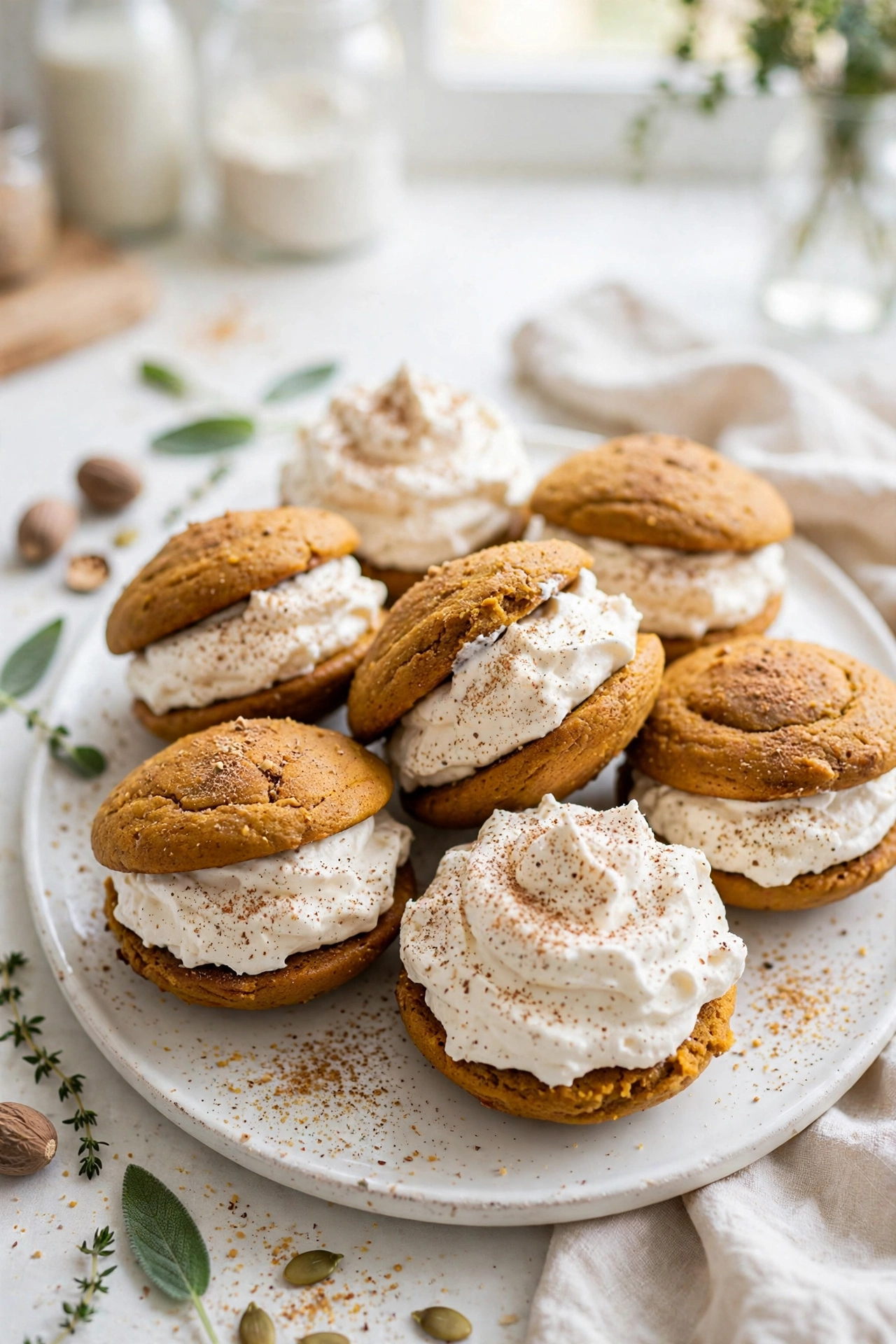 pumpkin chocolate chip whoopie pies idea 21