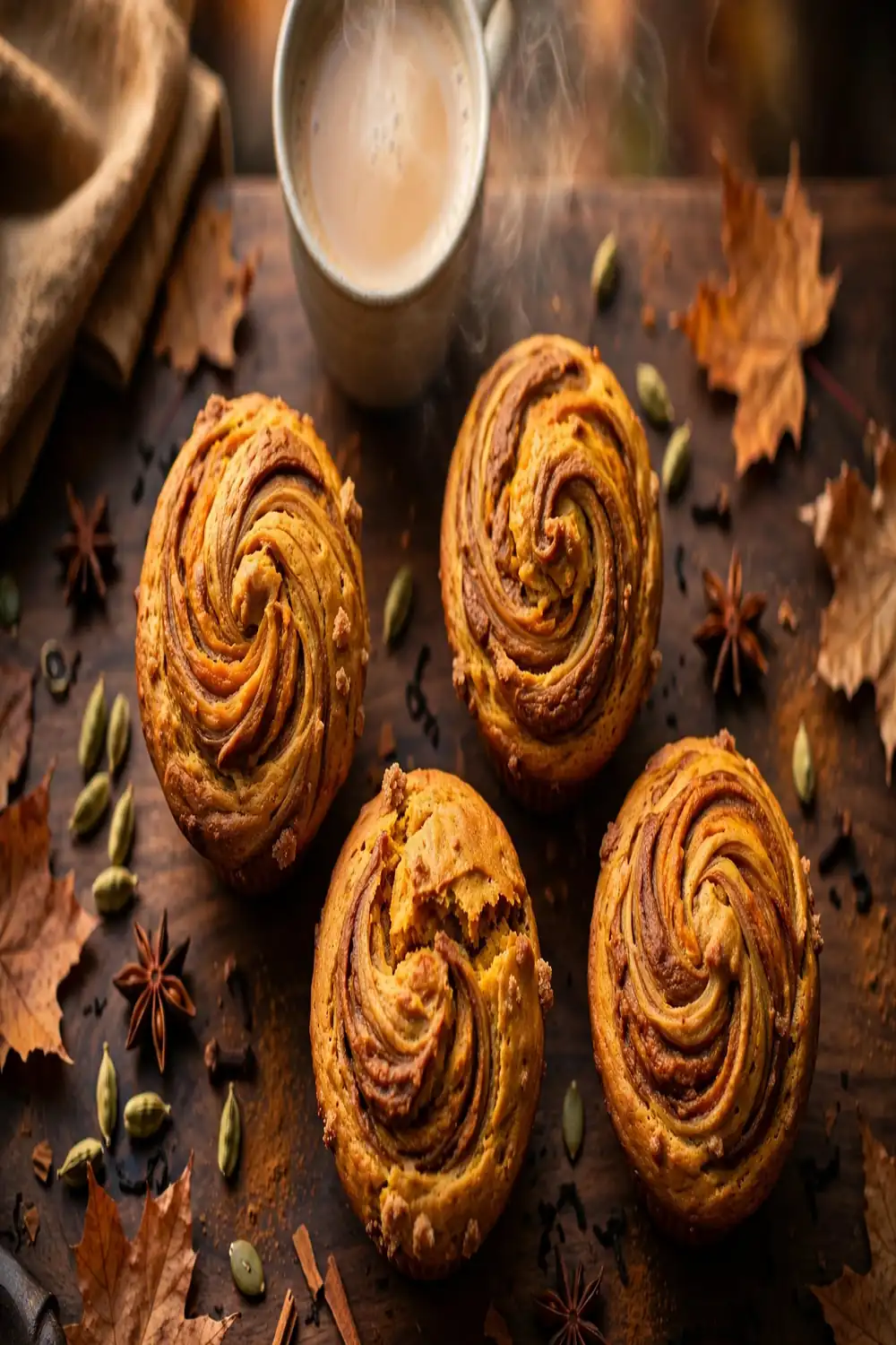 Pumpkin Cinnamon Roll Muffins 04