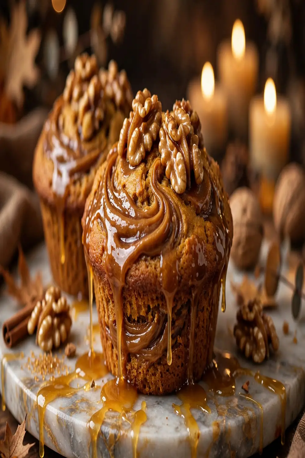Pumpkin Cinnamon Roll Muffins 11