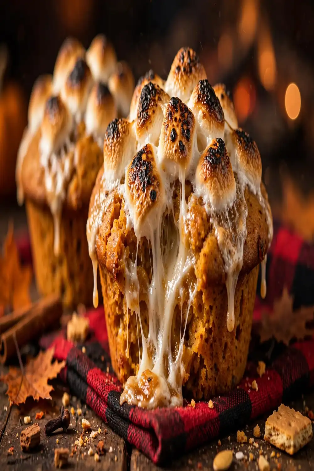 Pumpkin Cinnamon Roll Muffins 13