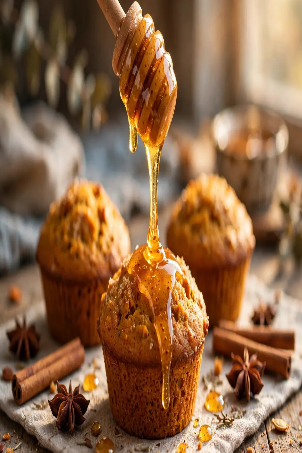 Pumpkin Cinnamon Roll Muffins 15