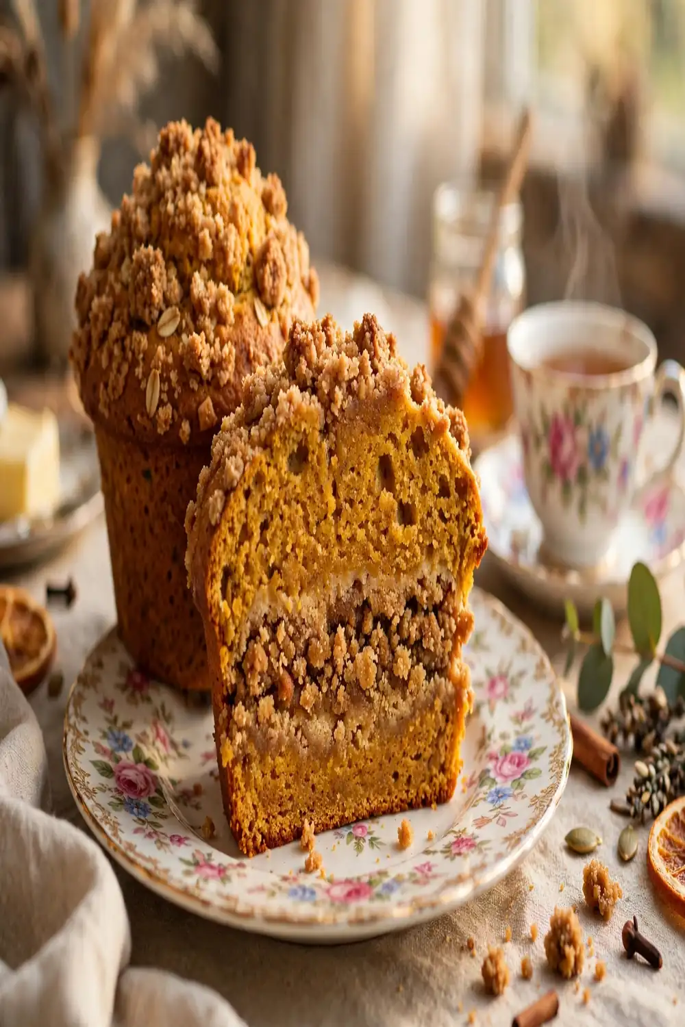 Pumpkin Cinnamon Roll Muffins 20