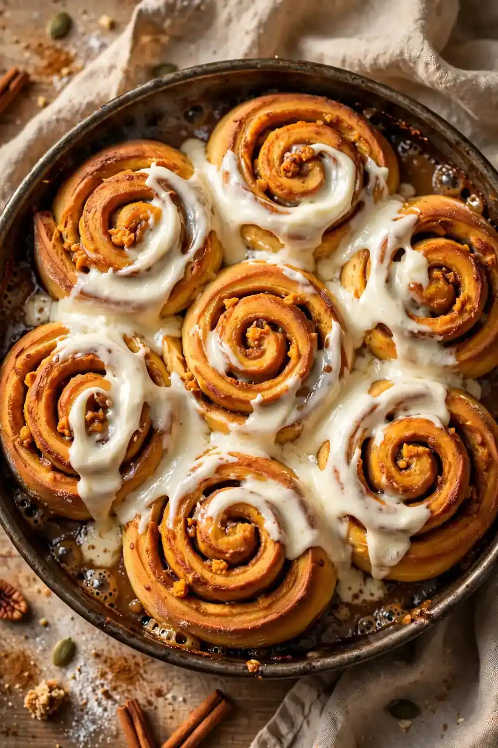 Pumpkin cinnamon rolls