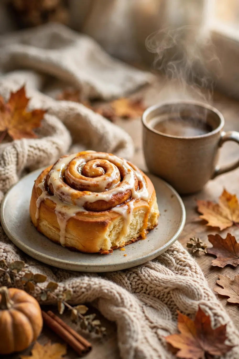 Pumpkin cinnamon rolls