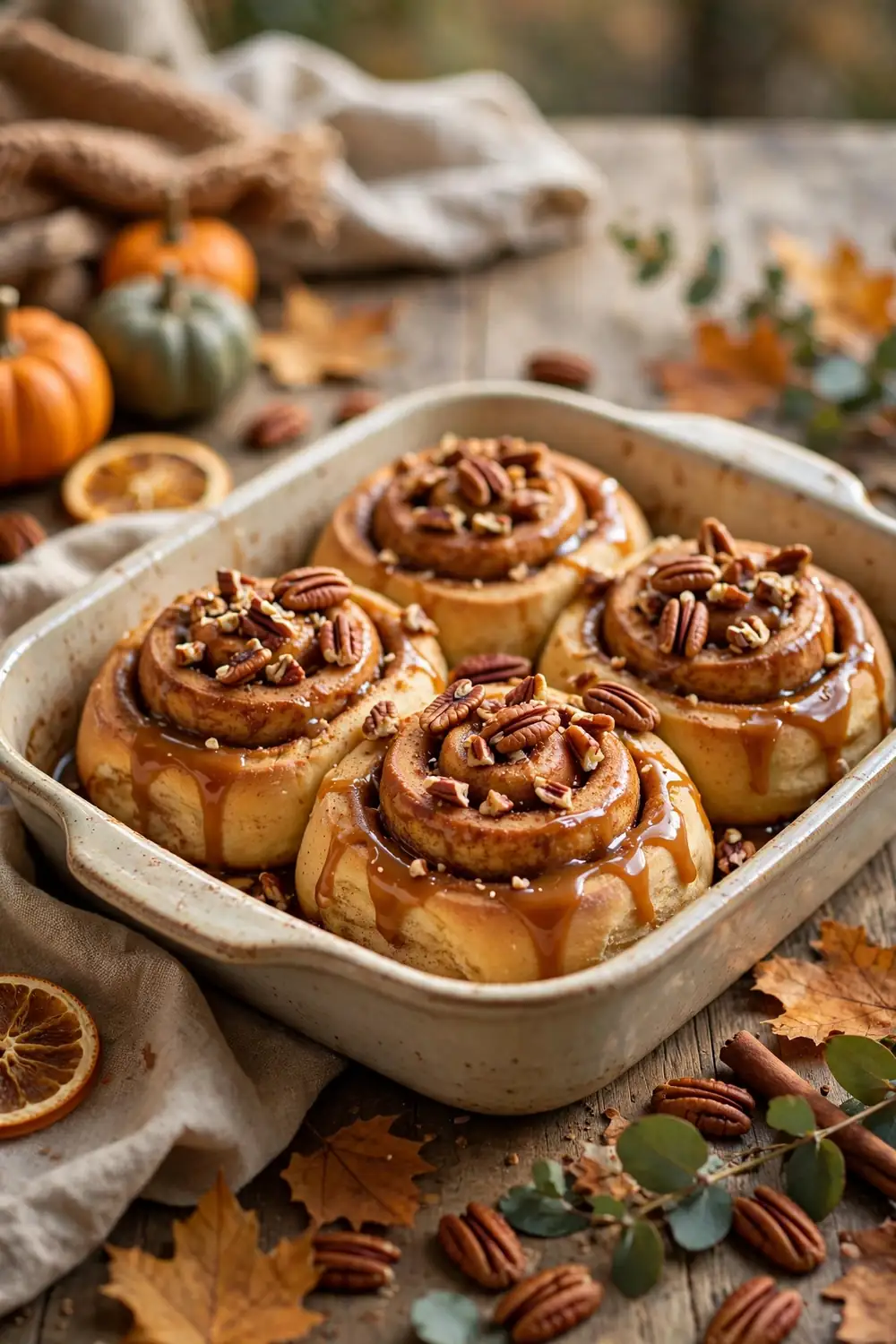 Pumpkin cinnamon rolls