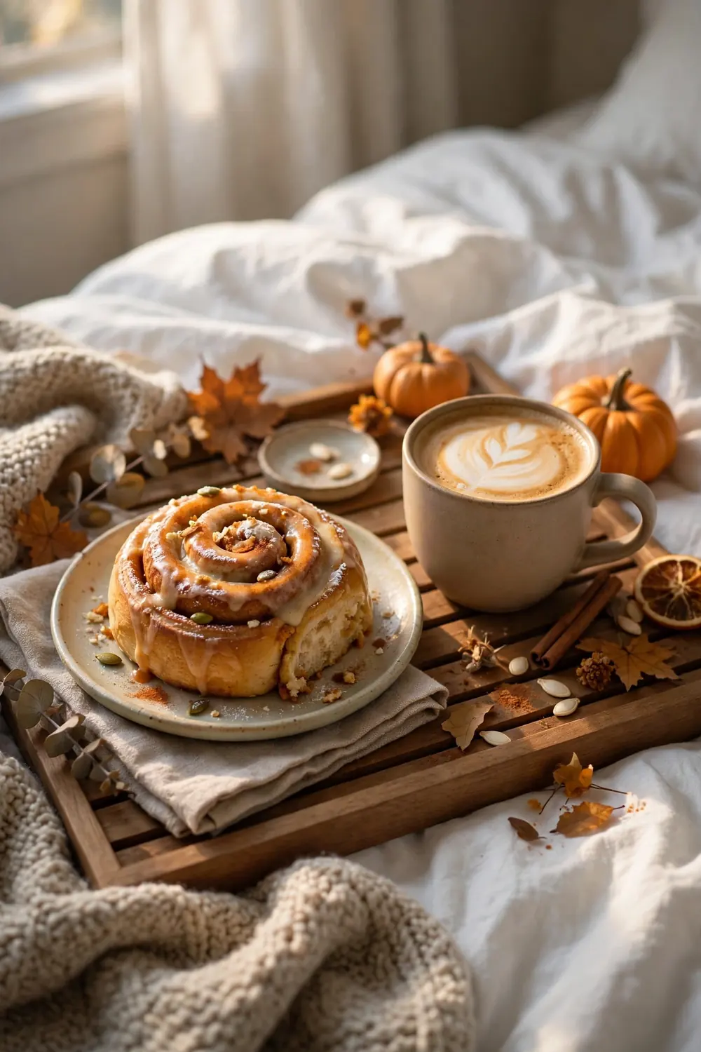 Pumpkin cinnamon rolls