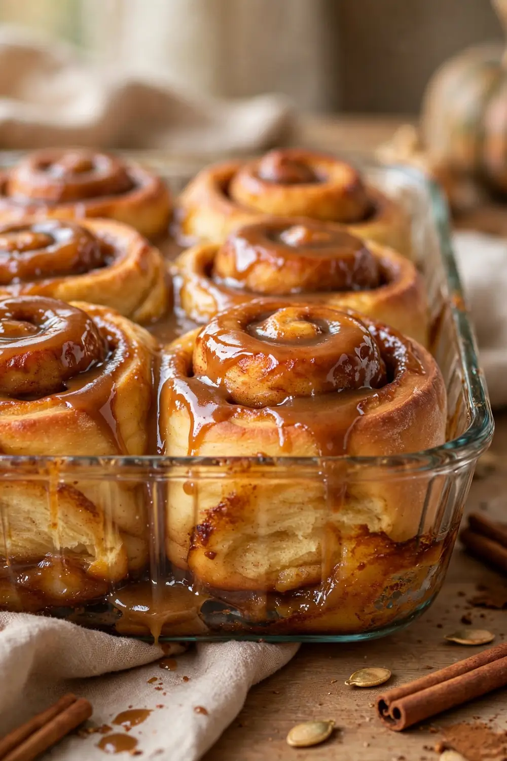 Pumpkin cinnamon rolls