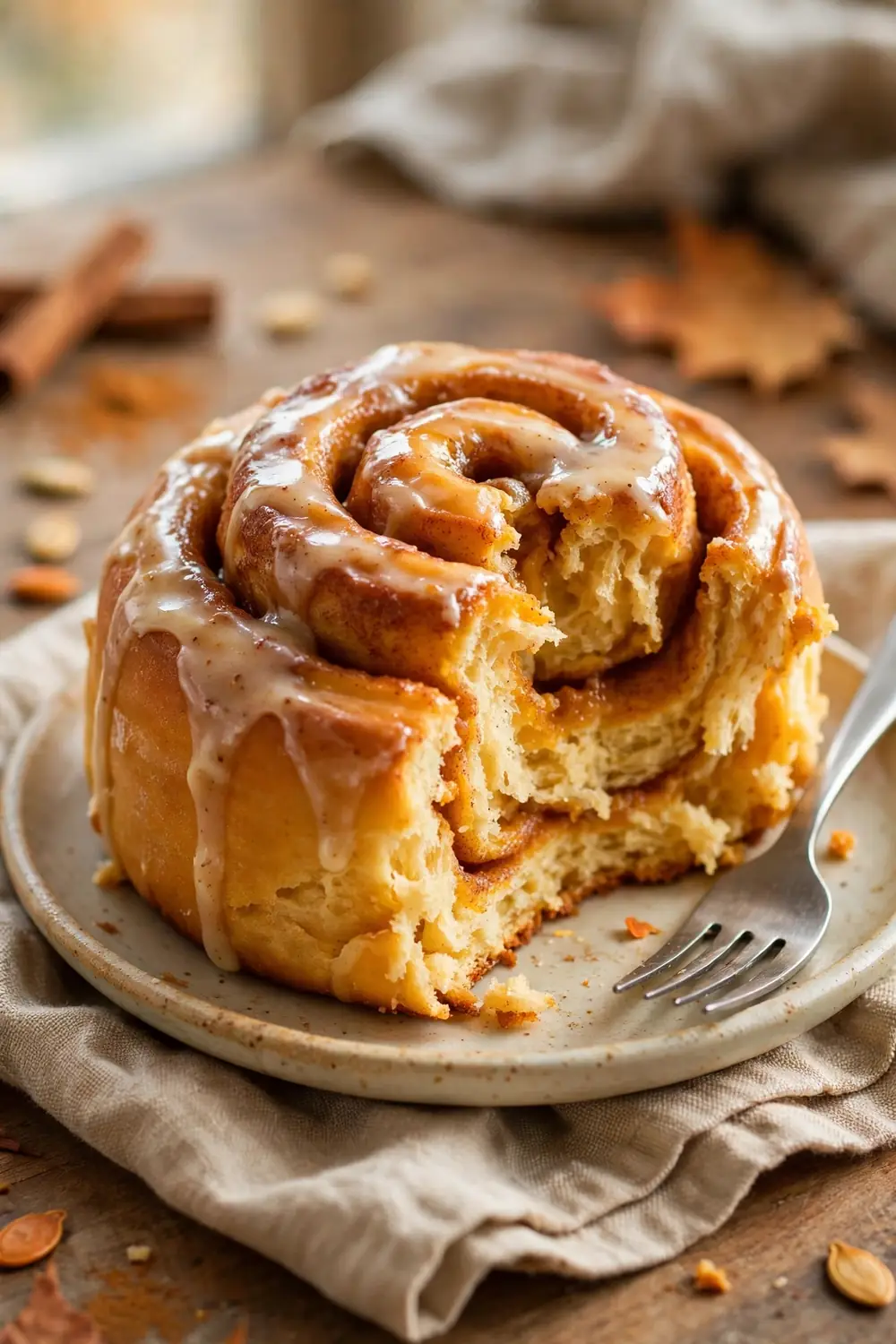 Pumpkin cinnamon rolls