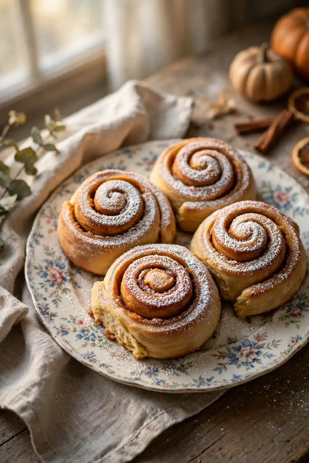 Pumpkin cinnamon rolls