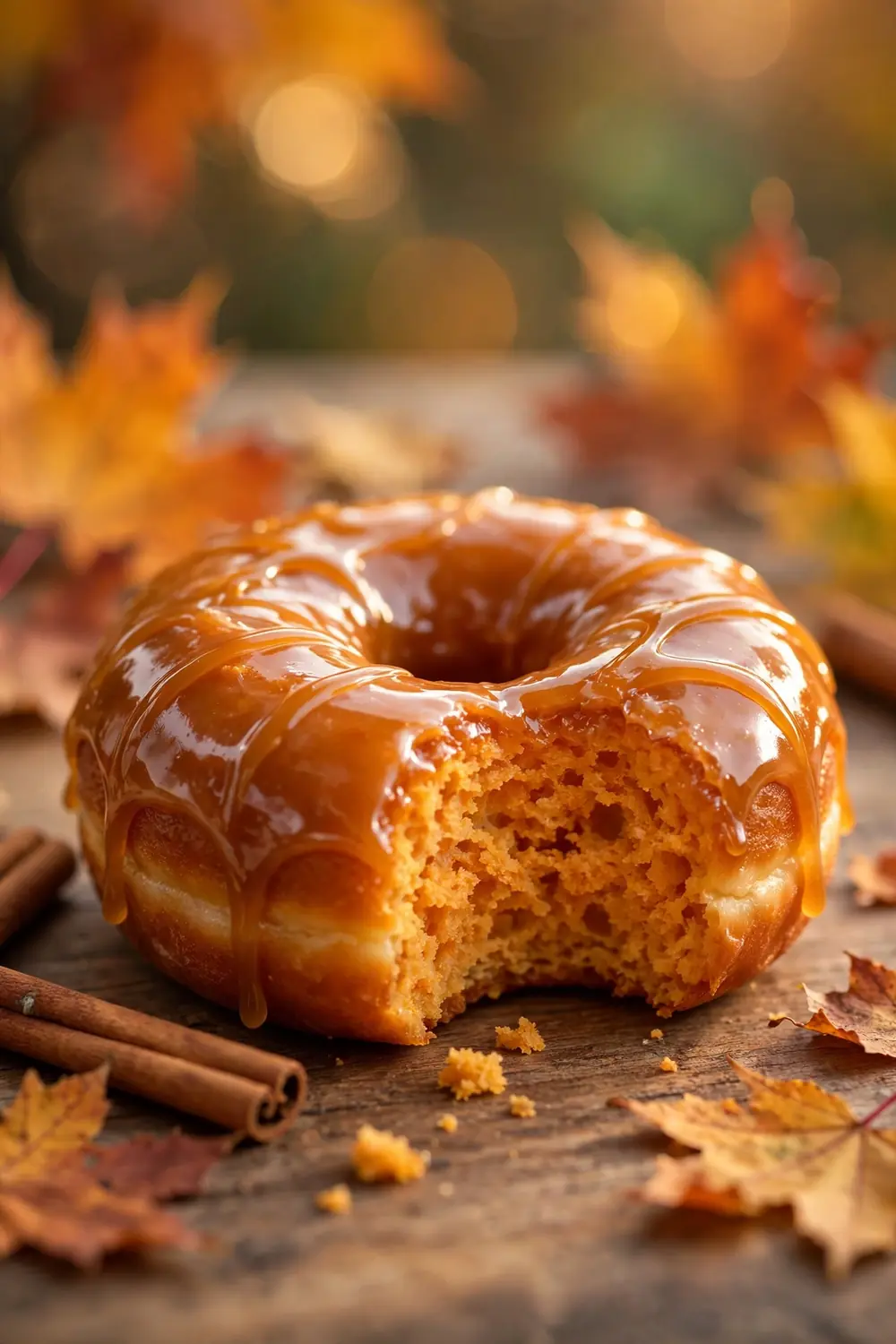 Pumpkin donuts