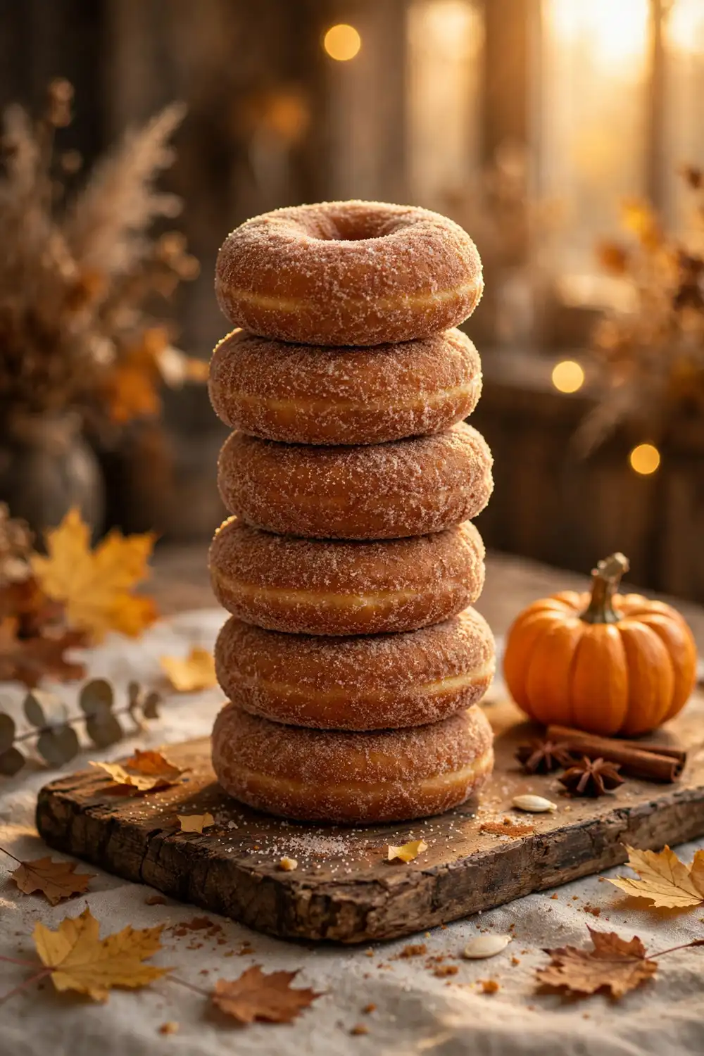 Pumpkin donuts