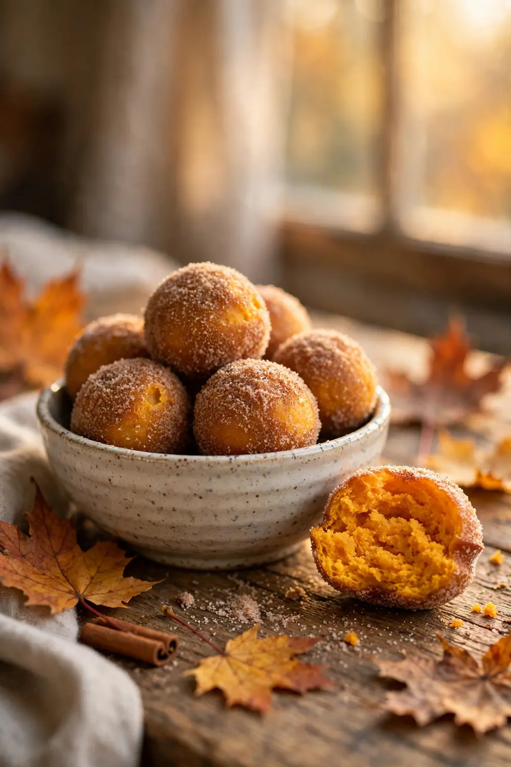 Pumpkin donuts